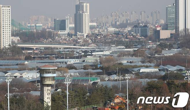 제3기 신도시로 지정된 경기도 과천 지구. 2018.12.19/뉴스1 © News1 오장환 기자