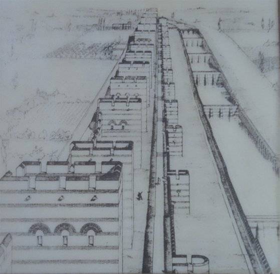 난공불락 테오도시우스 방어선. 높은 2중벽과 앞뒤의 장애물로 인해 1100년 동안 방어에 성공한, 유비무환 비잔틴 건국정신의 상징이기도 하다