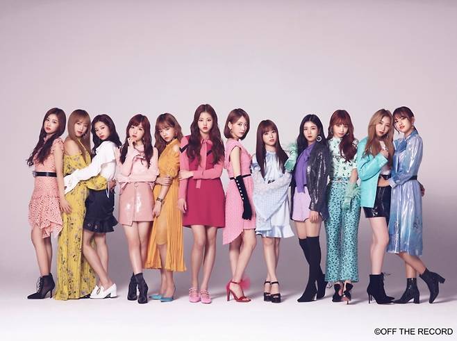 ▲ 걸그룹 아이즈원. 제공|오프더레코드