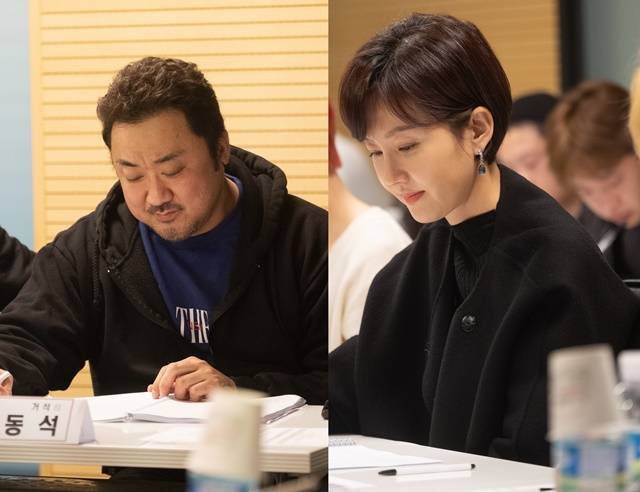 마동석(왼쪽)과 염정아. 사진제공=NEW