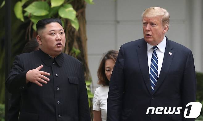 도널드 트럼프 미국 대통령과 김정은 북한 국무위원장  © 로이터=뉴스1 © News1 우동명 기자