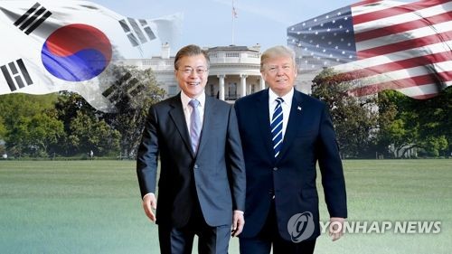 한미정상회담 (CG) [연합뉴스TV 제공]