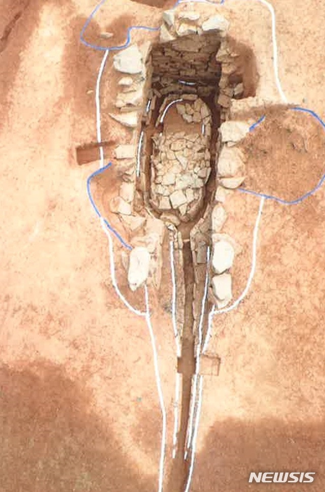 【하남=뉴시스】문영일 기자 = 경기 하남시 감일지구 횡혈식 석실 고분. 2019.04.01. (사진=뉴시스DB)) photo@newsis.com