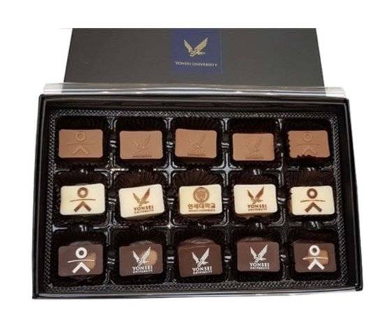 밀크·화이트·다크 맛으로 구성돼 있는 '연대 프리미어 초콜릿'[사진 연세대 생활협동조합 쇼핑몰]