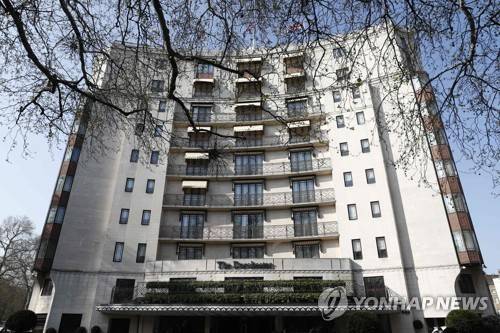 런던의 도르체스터 컬렉션 호텔 [AFP=연합뉴스]