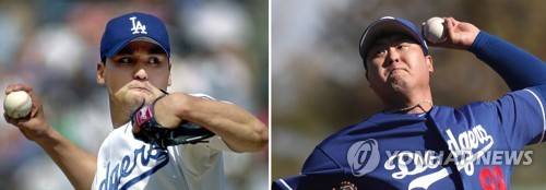 박찬호(왼쪽)와 류현진 [연합뉴스 자료사진]