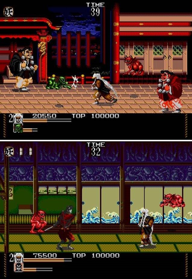 마왕 연사자 魔王連獅子 : (메가드라이브 / mystical fighter)