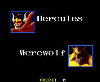 (헤라클레스와 늑대인간의 대결!)