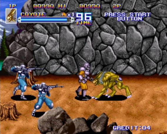 (다른 캐릭터에 비해 그렇게 인기가 있는 편은 아니었던 늑대인간 코요테)