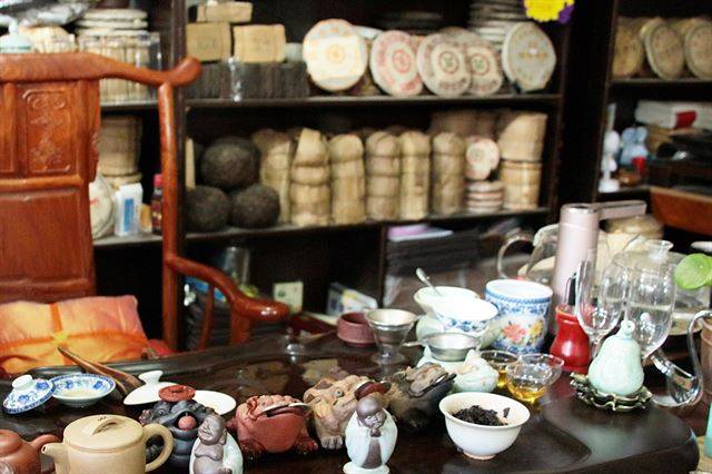 찻집 홍운헌에서 시음한 푸얼차