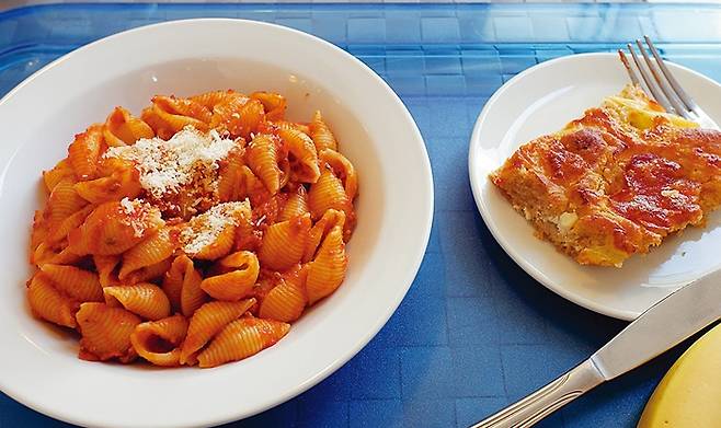 조개 모양의 ‘콘킬리에 파스타’