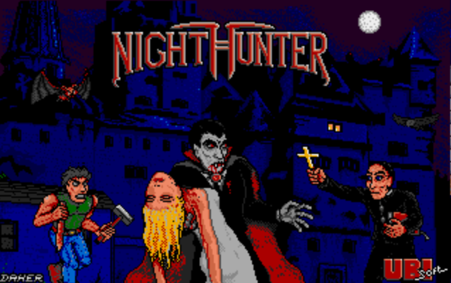 (인간을 습격하는 드라큐라를 다룬 게임!)