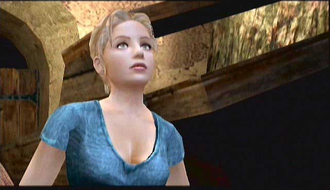 (매력적인 미모를 자랑하는 주인공)