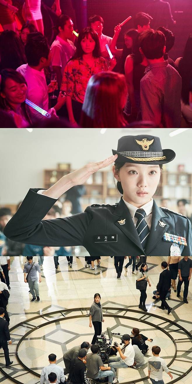 이성경은 '걸캅스'에서 지혜 역을 맡아 처음으로 액션 연기를 선보였다. 특히 서울 강남 도산대로에서 진행한 카 체이싱 장면이 재미있었다고 밝혔다. (사진=CJ엔터테인먼트 제공)