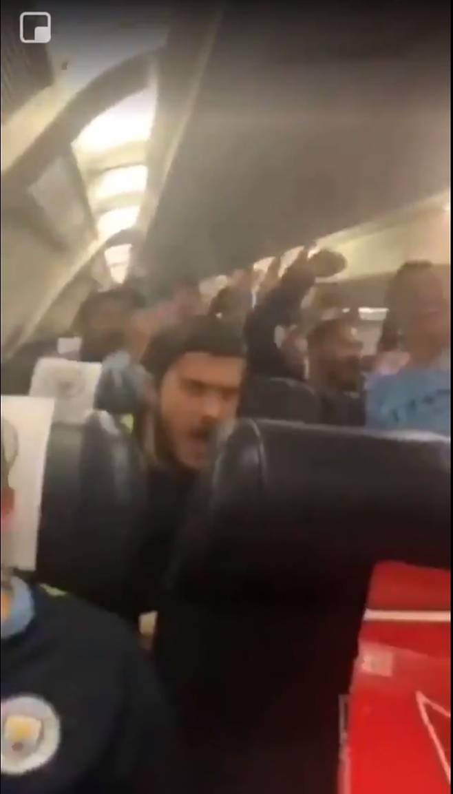 ▲ 트위터 'yourMCFC'에 게재된 동영상 갈무리.