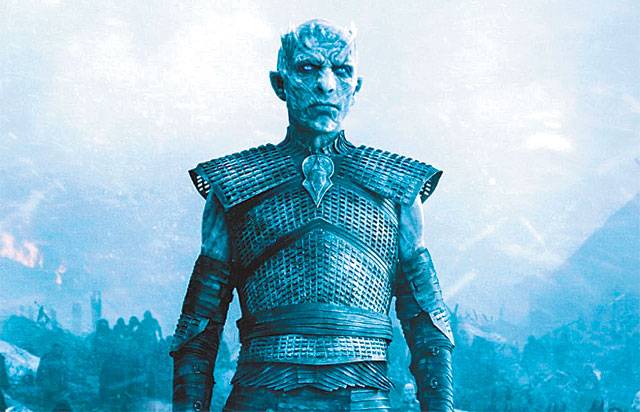 백귀들의 우두머리 ‘나이트킹’은 ‘왕좌의 게임’에서 가장 강력한 캐릭터다. HBO 제공