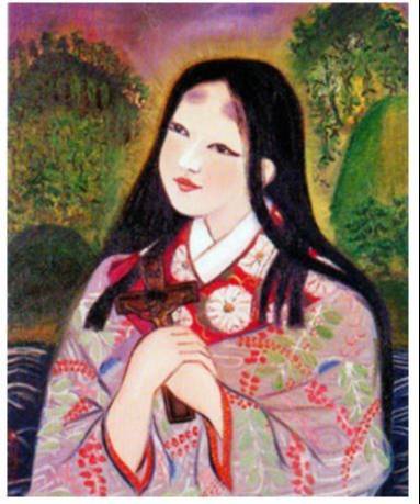 제25회 줄리아제 기념사진집에 등재된 오타아 줄리아의 상상도. 아사히신문