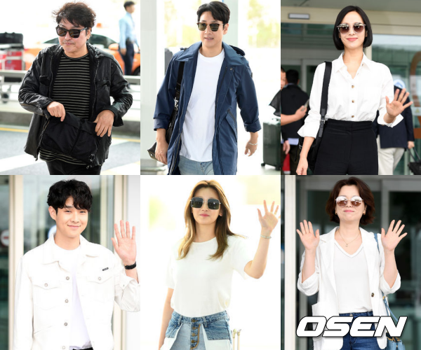 [OSEN=인천공항, 이대선 기자] '기생충' 배우들이 지난 19일 오전 칸 영화제 참석을 위해 인천국제공항 통해 프랑스 칸으로 출국했다./sunday@osen.co.kr