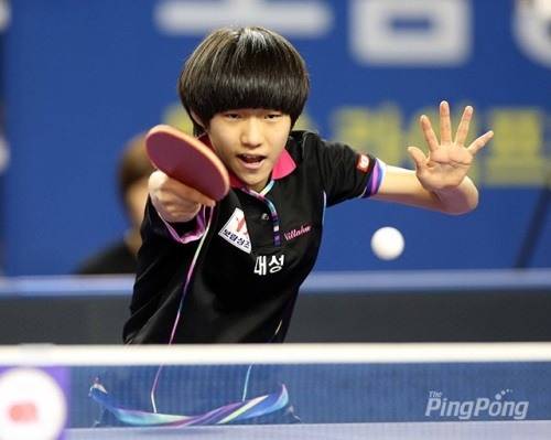 대성여중의 에이스 허예은(3학년). 지난 2년 간 여중랭킹이 114위에서 15위로 올랐다.