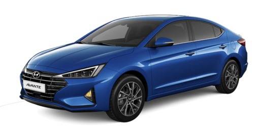 2019 아반테 외관.