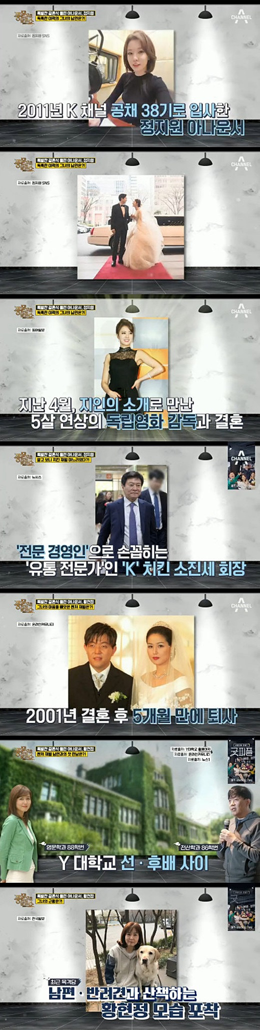 '풍문쇼' 정지원 아나운서, 금수저 시댁 