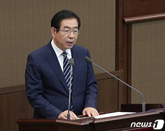 박원순 서울시장 2019.6.10/뉴스1 © News1 신웅수 기자