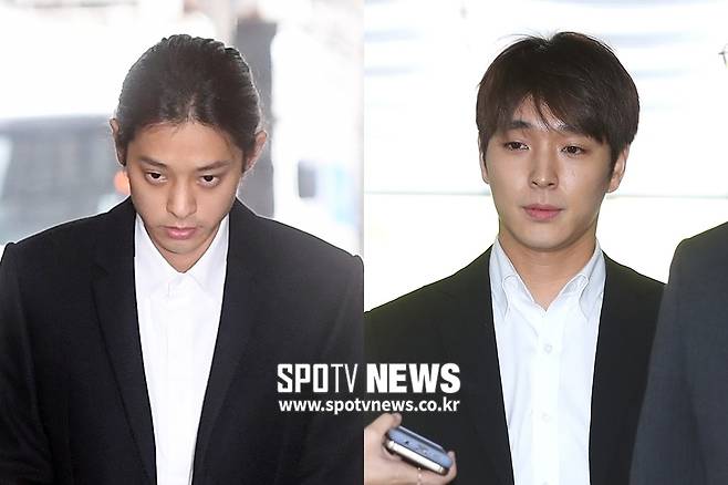 ▲ 정준영(왼쪽)과 최종훈이 집단 성폭행 혐의에 부인했다. ⓒ곽혜미 기자