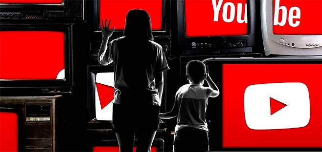 ▲ 유튜브의 허위정보와 음모론, 혐오 콘텐츠, 소아성애 콘텐츠 등이 논란이 됐다. 디자인=이우림 기자.