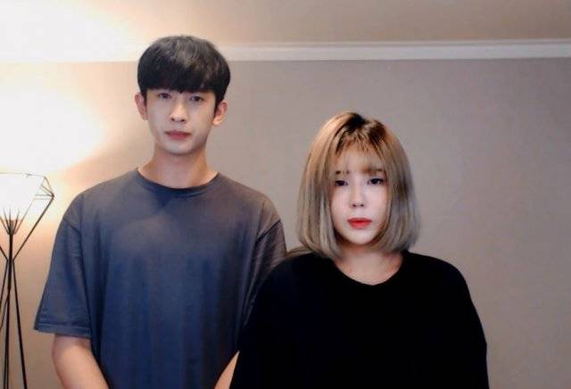 우창범과 BJ서윤. 사진=BJ서윤 아프리카TV 방송 캡처