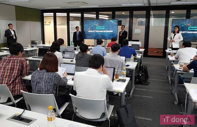 HPE 기자간담회 전경