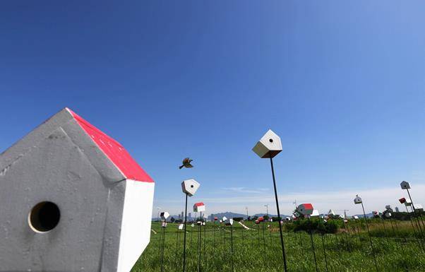 지난 5월 비가 그치자 서울 상암동 하늘공원에서 바라본 하늘이 파랗게 갰다. 서재훈 기자