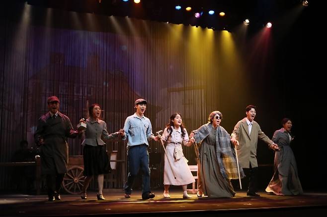뮤지컬 ‘송 오브 더 다크’ 공연 사진. [벨라뮤즈]