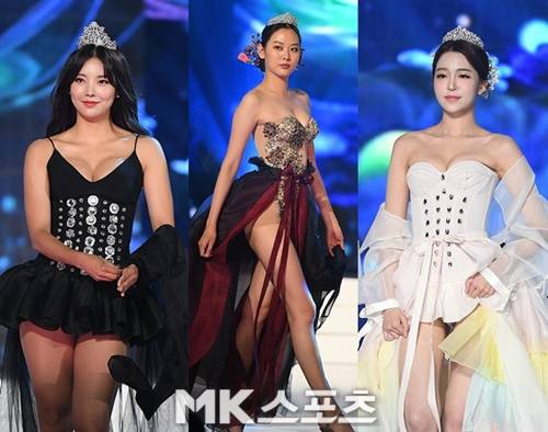 ‘2019 미스코리아 선발대회’ 가운데 의상 논란이 일었다. 사진=천정환 기자