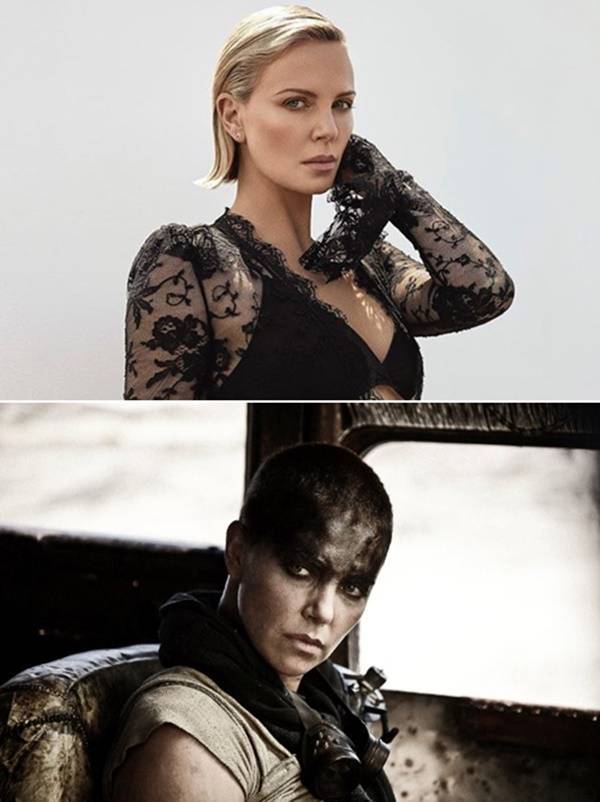 사진=샤를리즈 테론 인스타그램, 영화 '매드맥스: 분노의 도로' 스틸 이미지