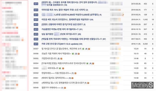 /사진=맘카페 캡처