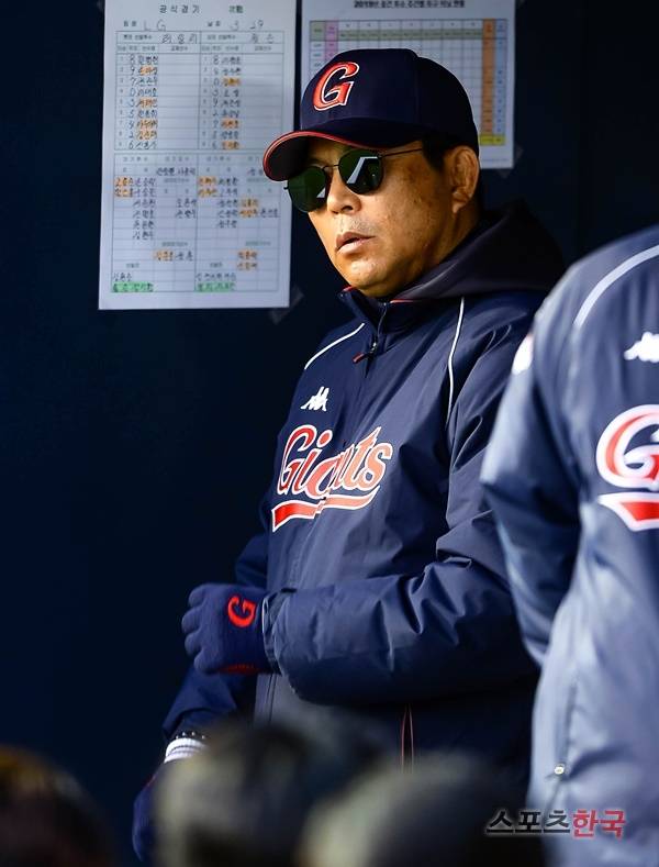자진사퇴한 롯데 양상문 감독. 스포츠코리아 제공