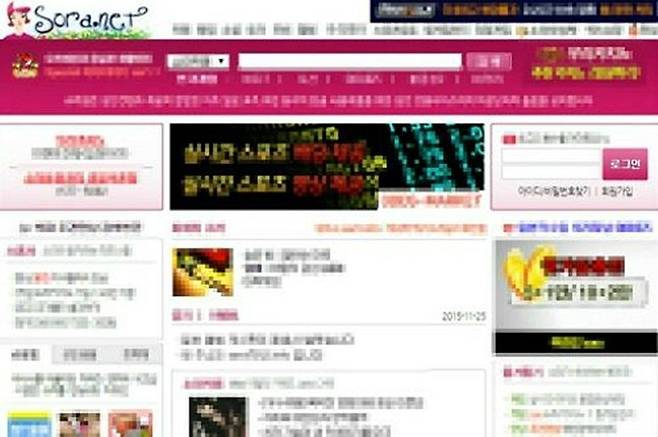 성인물을 포함해 몰래카메라 등 각종 성범죄를 공유하는 사이트 '소라넷'. 디지털성범죄아웃(DSO)의 활동으로 지난 2016년 4월 '소라넷' 사이트가 폐쇄됐으나, 제2의 소라넷이 등장해 디지털 성범죄가 유통되고 소비되고 있다. (사진=자료사진)