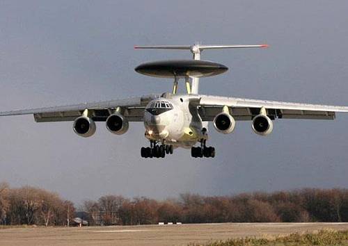 러시아 A-50 조기경보통제기 [러시아 국방부 영문 홈페이지 캡처]