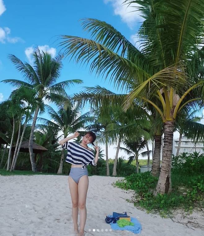 개그우먼 오나미가 반전 몸매를 공개했다.사진=오나미 인스타그램