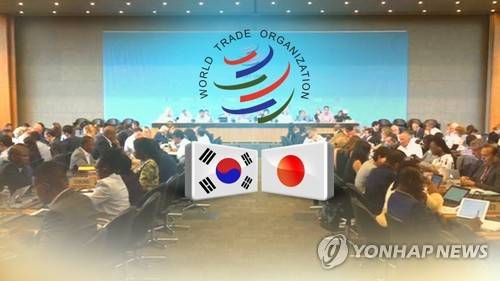 WTO서 日 수출규제 논의…한일 팽팽한 신경전 (CG) [연합뉴스TV 제공]