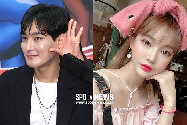 ▲ 열애설을 부인한 가수 강타와 레이싱모델 우주안. 출처| 우주안 인스타그램, ⓒ곽혜미 기자