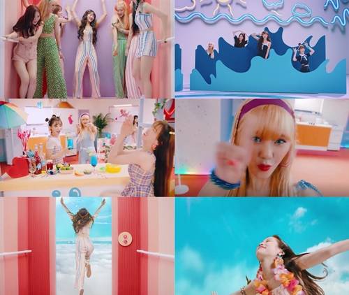 오마이걸 ‘BUNGEE (Fall in Love)’ 사진=오마이걸 ‘BUNGEE (Fall in Love)’ 뮤직비디오 캡처