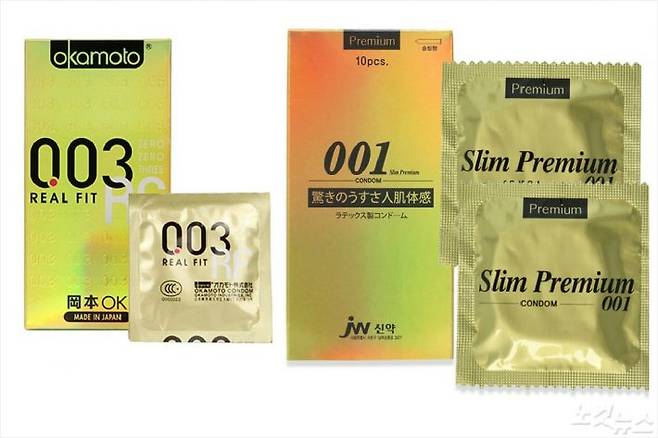 왼쪽이 일본 제품, 오른쪽이 국산 제품. 해당 국산제품은 온라인과 약국에서 유통됐다. (인터넷 캡쳐)