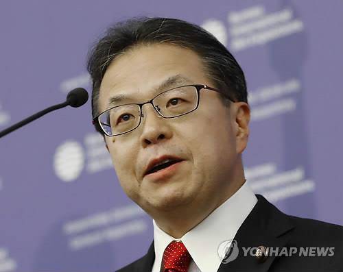 세코 히로시게 경제산업상 [연합뉴스 자료사진]
