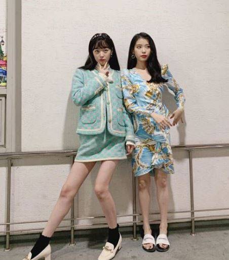 설리 아이유. /사진=설리 인스타그램 캡처