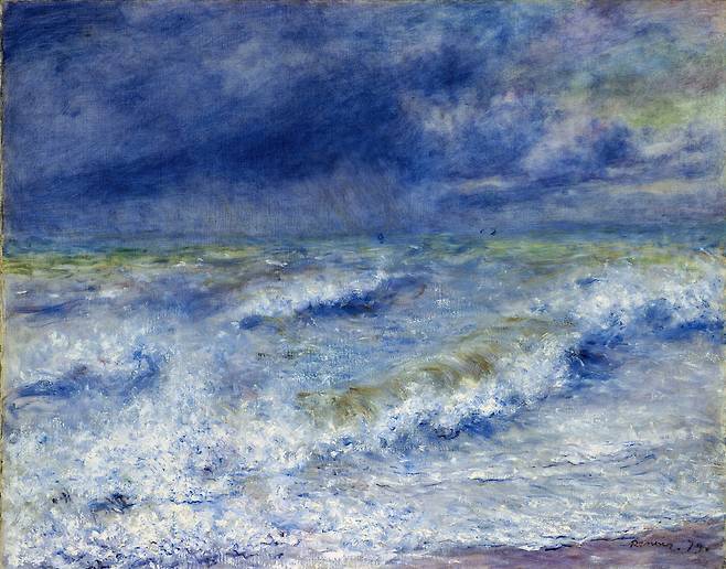 오귀스트 르누와르(August Renoir, 1841~1919)의 ‘파도’(La vague, 1879)