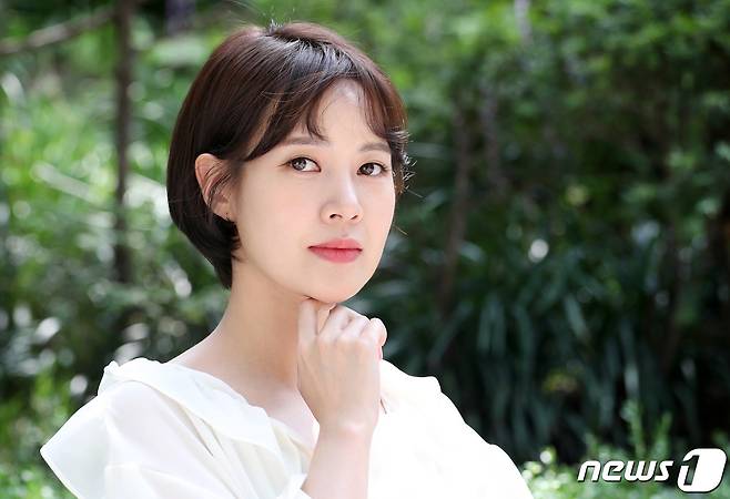 드라마 '60일, 지정생존자'에 출연중인 배우 최윤영이 20일 오후 서울 종로구 뉴스1 본사에서 인터뷰에 앞서 포즈를 취하고 있다. 2019.8.20/뉴스1 © News1 이동해 기자