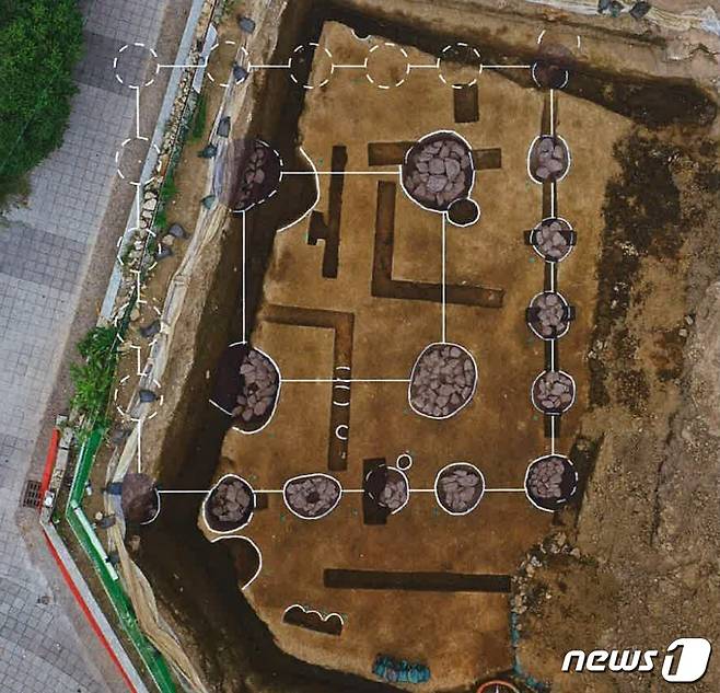 김해 봉황동 유적지 발굴현장 전경(김해시 제공)© 뉴스1