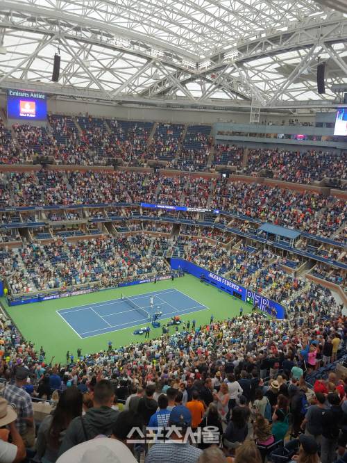2019US open테니스가 열리는 아서 애쉬 스타디움.  고진현기자