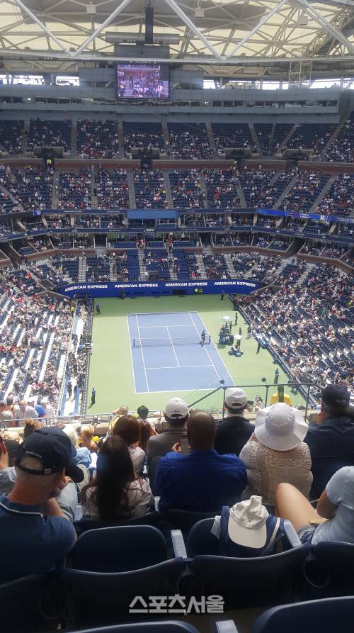 2019US open테니스가 열리는 아서 애쉬 스타디움.  고진현기자